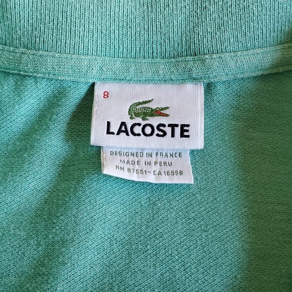 Lactose Pique Polo - Mint Green - Picture 2 of 4